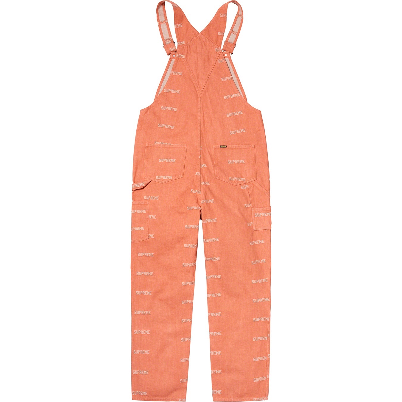 Logo Denim Overalls view 5